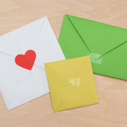Briefumschlag falten – 3 einfache & schnelle Ideen | DIY Kuvert basteln