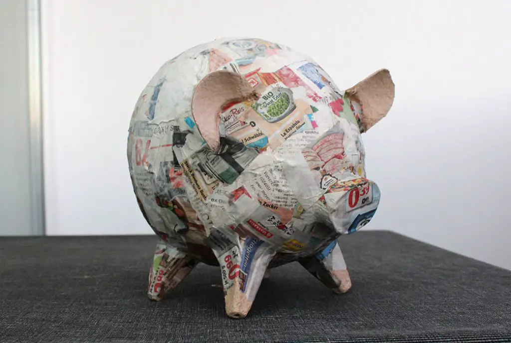 Spardose Sparschwein DIY zum selber Bemalen Basteln Kinder Selber Gestalten 