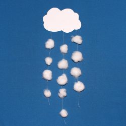 Schneewolke basteln leicht gemacht (Anleitung & Tipps)